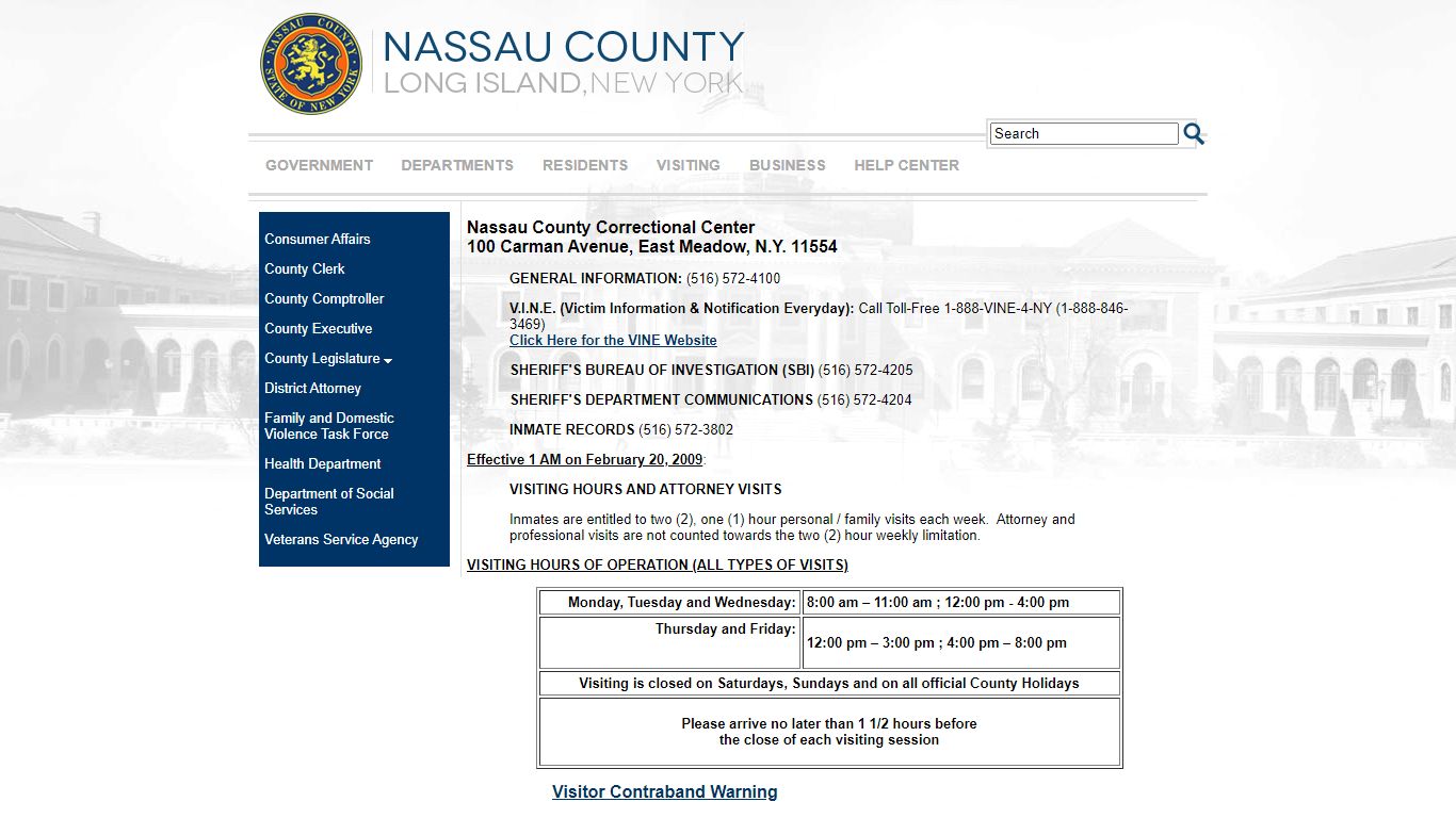 "Nassau County - Long Island, New York"
