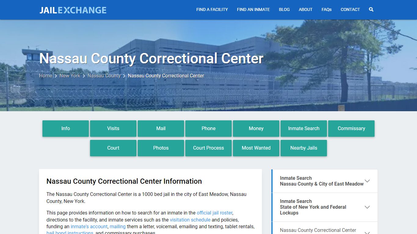 Nassau County Correctional Center - Jail Exchange